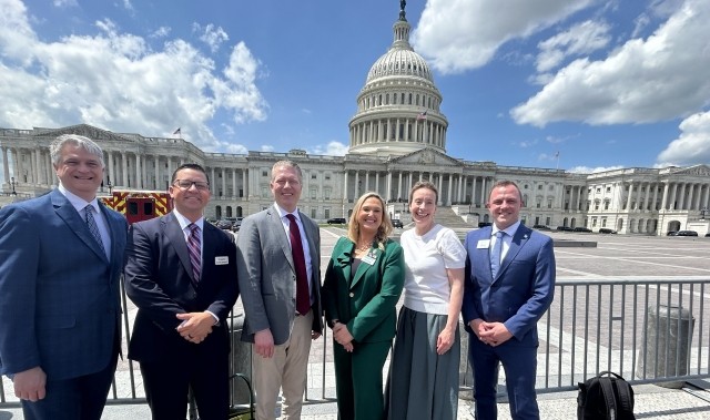 Group in front of US Capitol