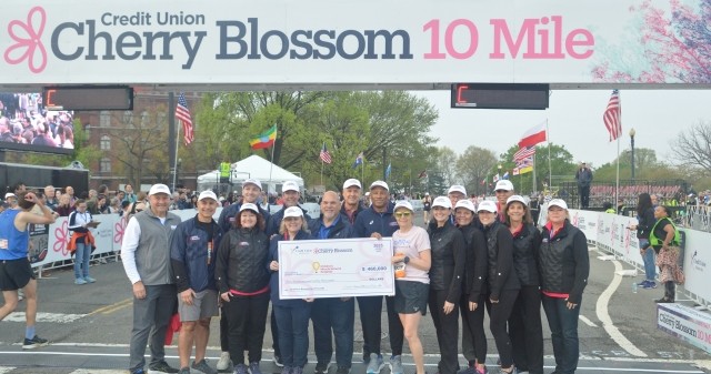 Check presentation at Cherry Blossom Race