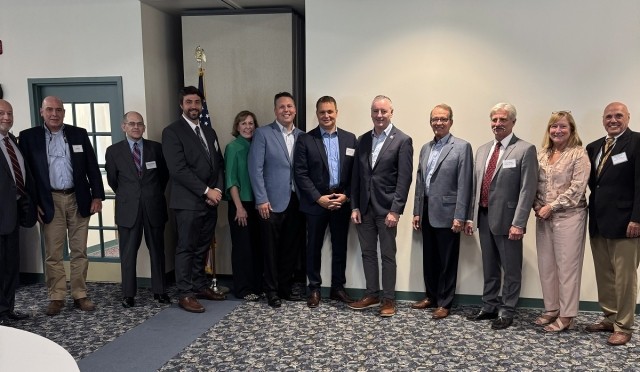 Rep. Brian Fitzpatrick and supporters