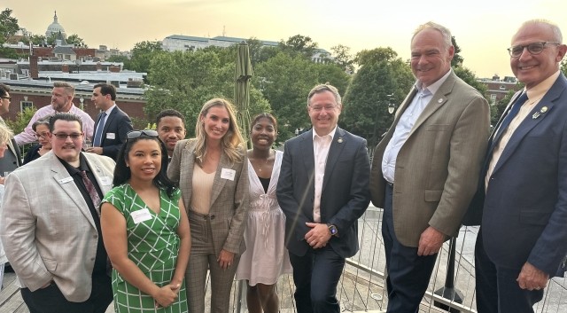 Group meeting with Sen. Kaine and Rep. Vindman