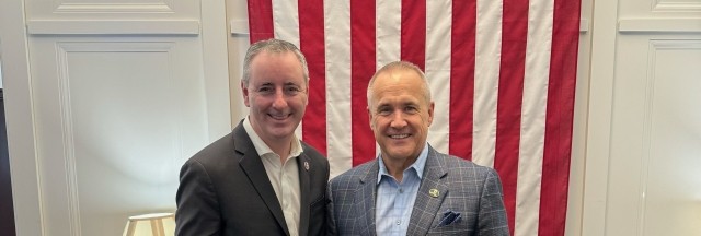 Rep. Brian Fitzpatrick and America's Credit Unions President/CEO Jim Nussle