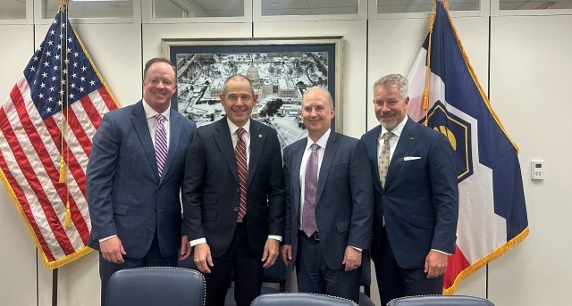 Credit union group with Sen. John Curtis